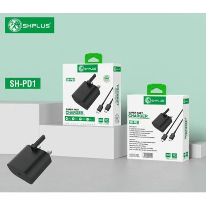 PD-1 SHPLUS 60W TYPE TO TYPE C CHARGER